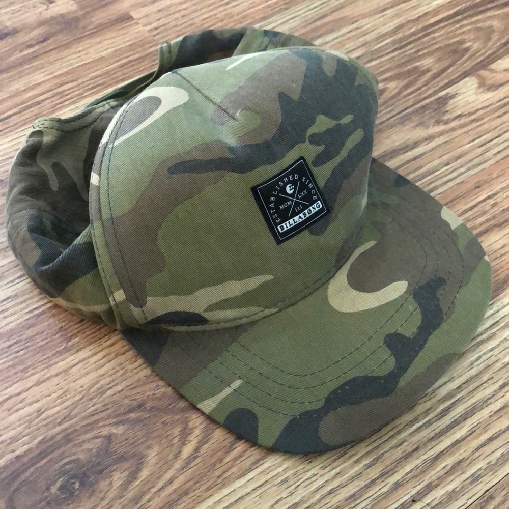 Billabong camo SnapBack hat